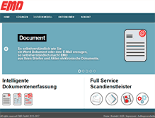 Tablet Screenshot of emd.at